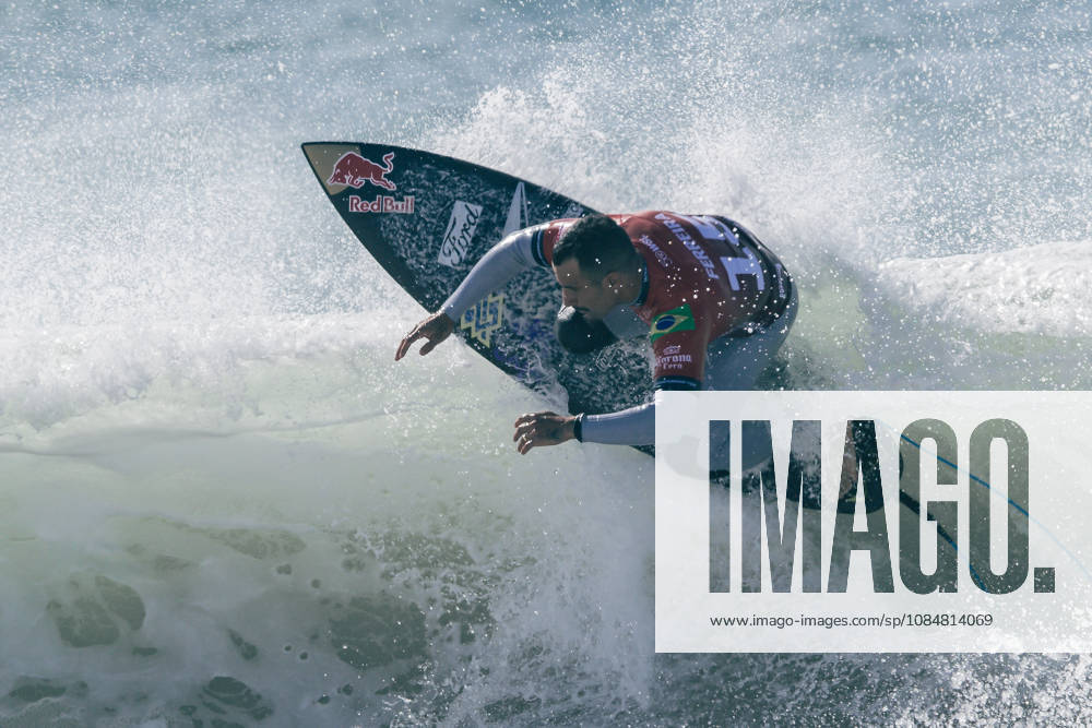 Meo Rip Curl Pro Portugal - Men Quarter Finals Italo Ferreira of Brazil competes during the Meo Rip Curl Pro Portugal at Praia dos Supertubos in Peniche, Portugal, on October 20, 2026. Peniche Leiria Portugal