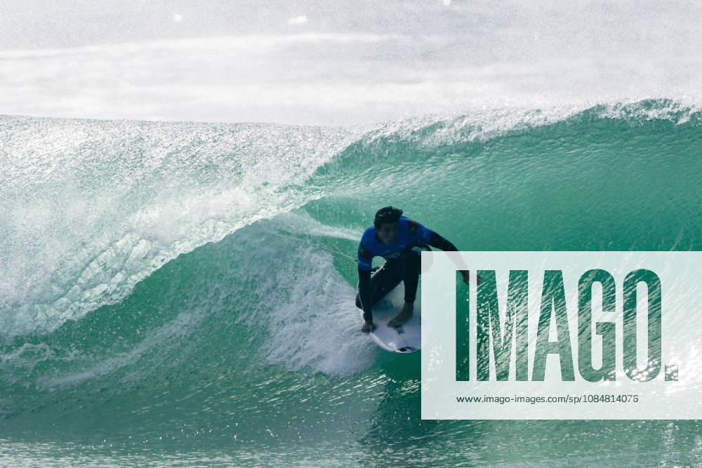 Meo Rip Curl Pro Portugal - Men Quarter Finals Guilherme Ribeiro of Portugal competes during the Meo Rip Curl Pro Portugal at Praia dos Supertubos in Peniche, Portugal, on October 20, 2026. Peniche Leiria Portugal