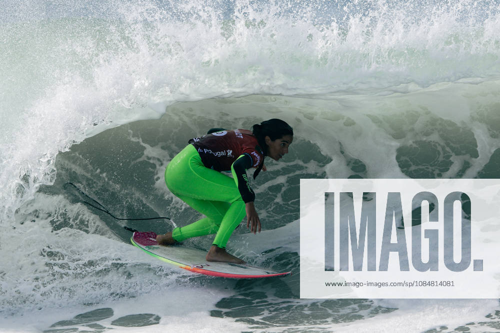 Meo Rip Curl Pro Portugal - Women Quarter Finals Teresa Bonvalot of Portugal competes during the Meo Rip Curl Pro Portugal at Praia dos Supertubos in Peniche, Portugal, on October 20, 2026.