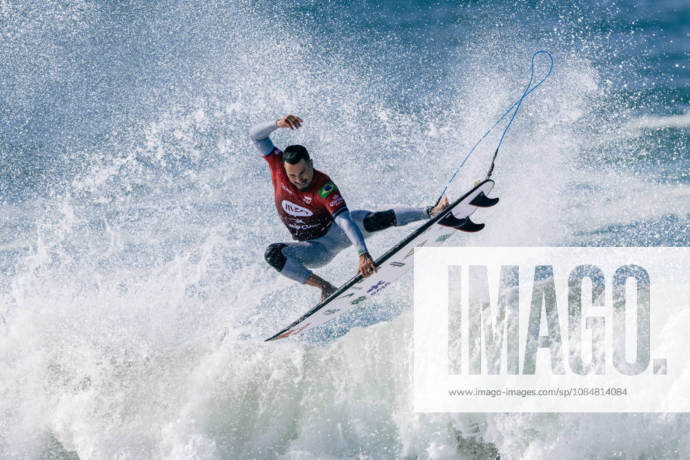 Meo Rip Curl Pro Portugal - Men Quarter Finals Italo Ferreira of Brazil competes during the Meo Rip Curl Pro Portugal at Praia dos Supertubos in Peniche, Portugal, on October 20, 2026. Peniche Leiria Portugal