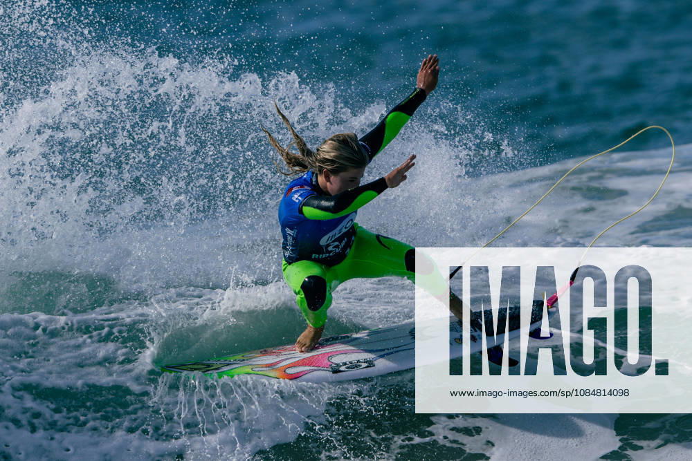 Meo Rip Curl Pro Portugal - Women Quarter Finals Erin Brooks of Canada competes during the Meo Rip Curl Pro Portugal at Praia dos Supertubos in Peniche, Portugal, on October 20, 2026.