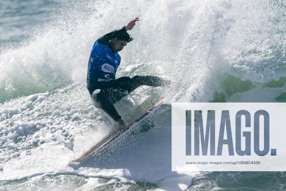 Meo Rip Curl Pro Portugal - Men Quarter Finals Gabriel Medina of Brazil competes during the Meo Rip Curl Pro Portugal at Praia dos Supertubos in Peniche, Portugal, on October 20, 2026. Peniche Leiria Portugal