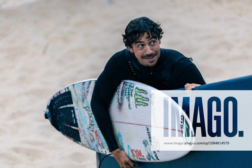 Meo Rip Curl Pro Portugal - Quarter Finals - Day 3 Yago Dora of Brazil looks on during the Meo Rip Curl Pro Portugal at Praia dos Supertubos in Peniche, Portugal, on October 20, 2026.