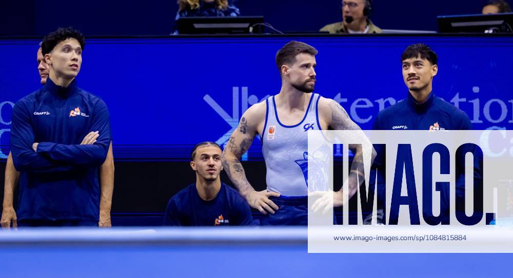 ROTTERDAM - The Dutch gymnasts during the men s team final at the World Gymnastics Championships in Rotterdam Ahoy. IRIS VAN DEN BROEK ANP ANPxSportx IVx 573083981 originalFilename: 573083981
