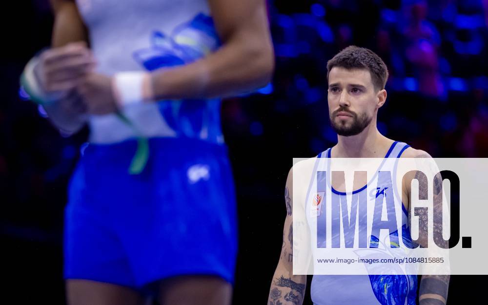 ROTTERDAM - Casimir Schmidt in action during the men s team final at the World Gymnastics Championships in Rotterdam Ahoy. IRIS VAN DEN BROEK ANP ANPxSportx IVx 573084060 originalFilename: 573084060