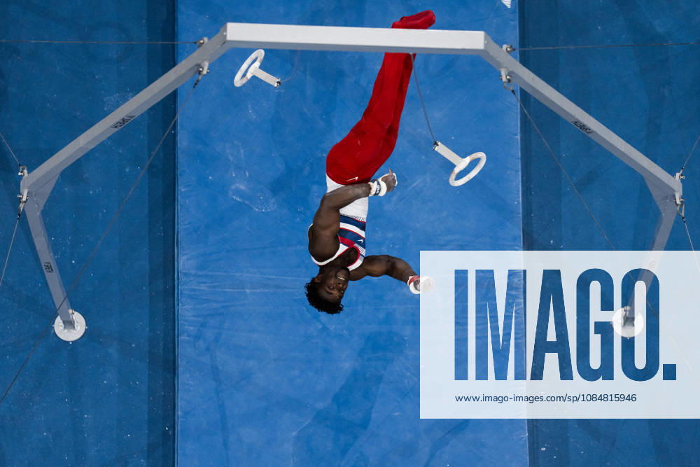 Frederick Richard of the United States competes on the parallel bars during the men’s team final on day four of the 2026 Artistic Gymnastics World Championships on October 20, 2026 in Rotterdam. Photo by Joel Marklund, BILDBYRÅN. Code: JM JM0861 bbeng artistic gymnastics gymnastics world championships team final