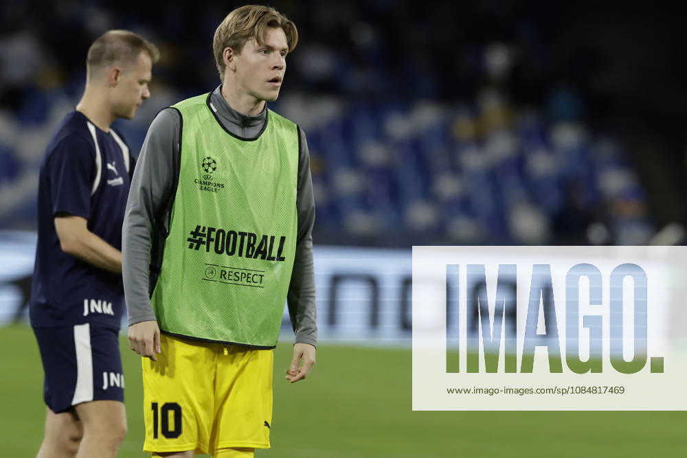 Champions League match SSC Napoli vs Bodo Glimt Bodo Glimt s Norwegian forward Jens Petter Hauge during the Uefa champions league match between SSC Napoli vs Bodo Glimt at the Diego Armando Maradona Stadium in Naples on October 20, 2026. _BPH0325