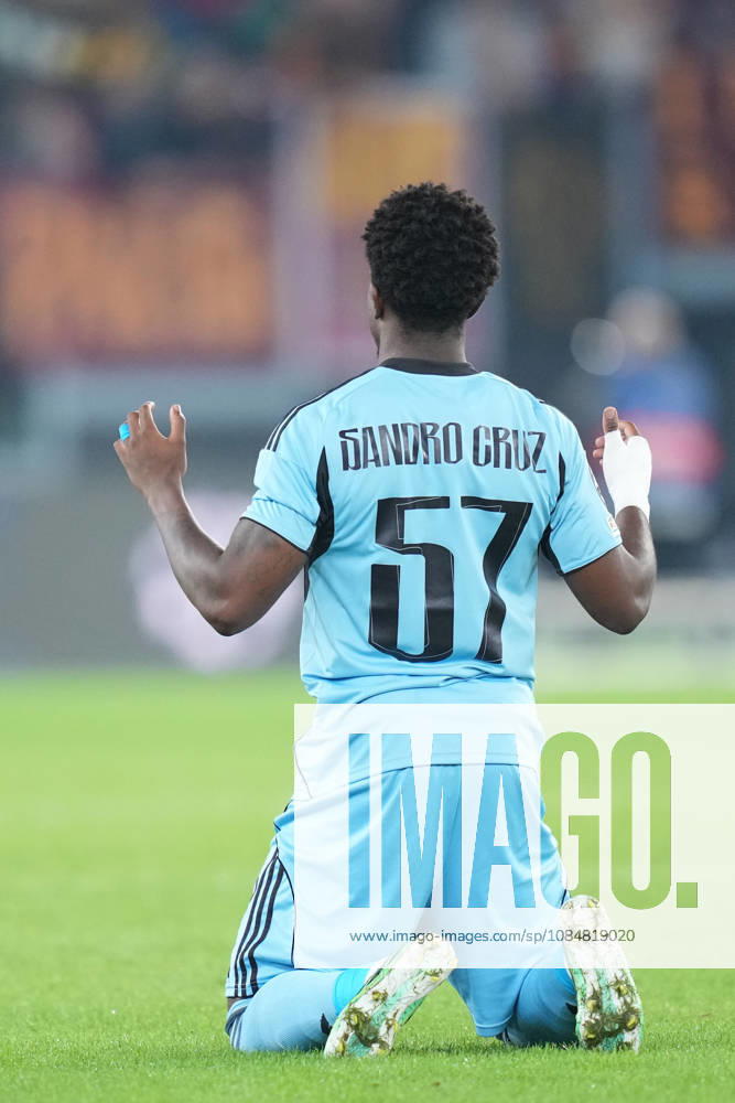 Slovan’s Sandro Cruz during the UEFA Champions League Phase - Matchday 3 soccer match between AS Roma-Slovan Bratislava at the Rome s Olympic stadium, Italy - Tuesday October 20, 2026 - Soccer ( Photo by Alfredo Falcone LaPresse )