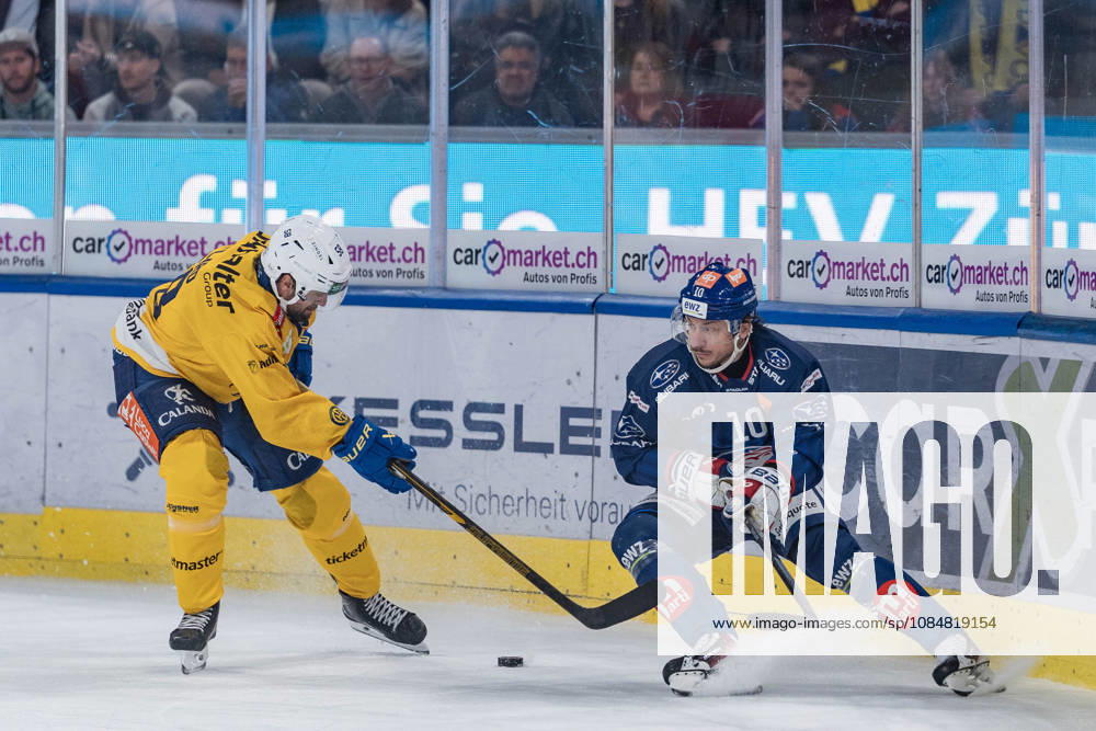 Zurich, Swiss Life Arena, National League: ZSC Lions vs. HC Davos, 58 Frederic Allard (Davos), 10 Sven Andrighetto (ZSC Zurich), Swiss Life Arena, Zurich, Switzerland