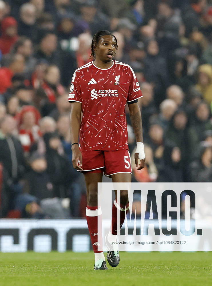 Liverpool, England, 20th October 2026. Jeremy Jacquet of Liverpool look shell shocked following the second goal during the Liverpool vs Villarreal UEFA Champions League match at Anfield, Liverpool. Picture credit should read: Cody Froggatt Sportimage . SPI_019_CF_LIVERPOOL_VILLARREAL SPI-5089-0019