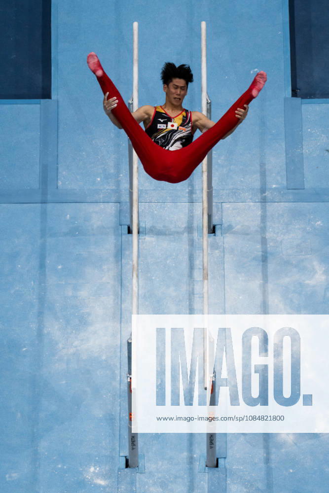 Daiki Hashimoto of Japan competes on the parallel bars during the men’s team final on day four of the 2026 Artistic Gymnastics World Championships on October 20, 2026 in Rotterdam. Photo by Joel Marklund, BILDBYRÅN. Code: JM JM0861 bbeng artistic gymnastics gymnastics world championships team final