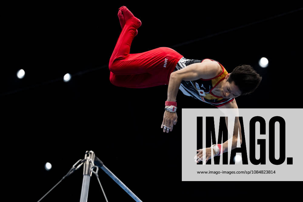 Fusuke Maeda of Japan competes on the horizontal bar during the men’s team final on day four of the 2026 Artistic Gymnastics World Championships on October 20, 2026 in Rotterdam. Photo by Joel Marklund, BILDBYRÅN. Code: JM JM0861 bbeng artistic gymnastics gymnastics world championships team final