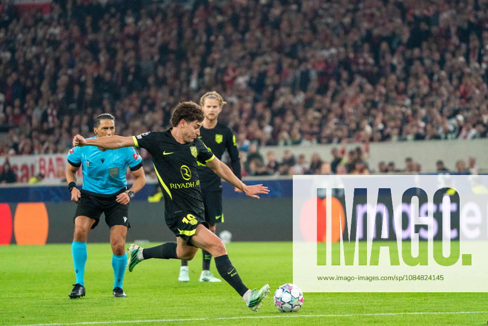 Julian Alvarez (Atletico Madrid, 19) seen during UEFA Champions League 2026 2027 league phase game between teams of VfB Stuttgart and Atletico Madrid (Pia Schindler Ball Raw Images) Stuttgart MHP Arena Germany
