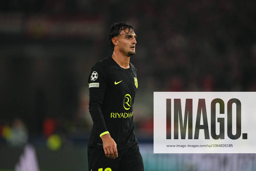 Marc Pubill of Atlético Madrid during the match against VfB Stuttgart in the group stage of the UEFA Champions League at MHPArena in Stuttgart, Germany, on October 20, 2026. DeFodi Images