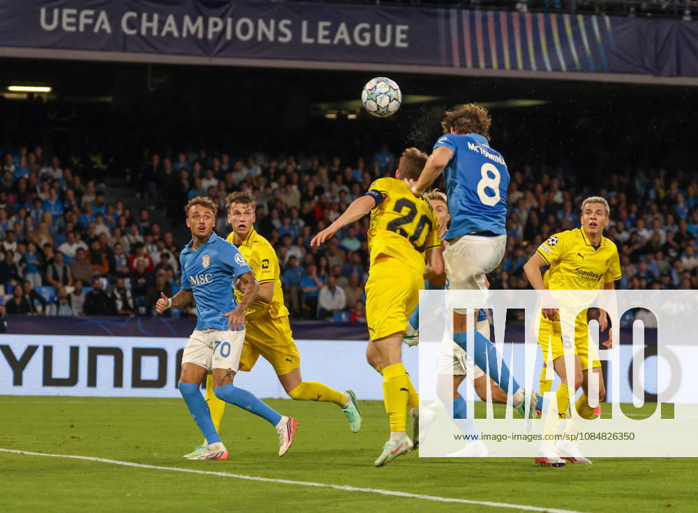Goal the Scott McTominay OF SSC Napoli during the European Champions League football match on 20 10 2026 between SSC Napoli and FC Bodo¸ Glimt at the Diego Armando Maradona Stadium in Naples Napoli Italia - ZUMAs236 20261020_aap_s236_113