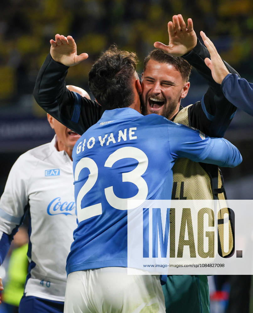 Goal the Giovane Santana OF SSC Napoli during the European Champions League football match on 20 10 2026 between SSC Napoli and FC Bodo¸ Glimt at the Diego Armando Maradona Stadium in Naples Napoli Italia - ZUMAs236 20261020_aap_s236_160