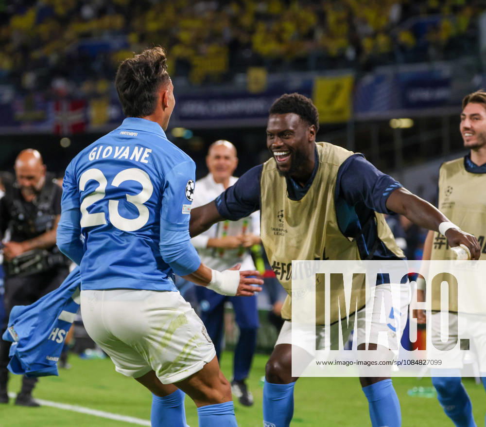 Goal the Giovane Santana OF SSC Napoli during the European Champions League football match on 20 10 2026 between SSC Napoli and FC Bodo¸ Glimt at the Diego Armando Maradona Stadium in Naples Napoli Italia - ZUMAs236 20261020_aap_s236_163