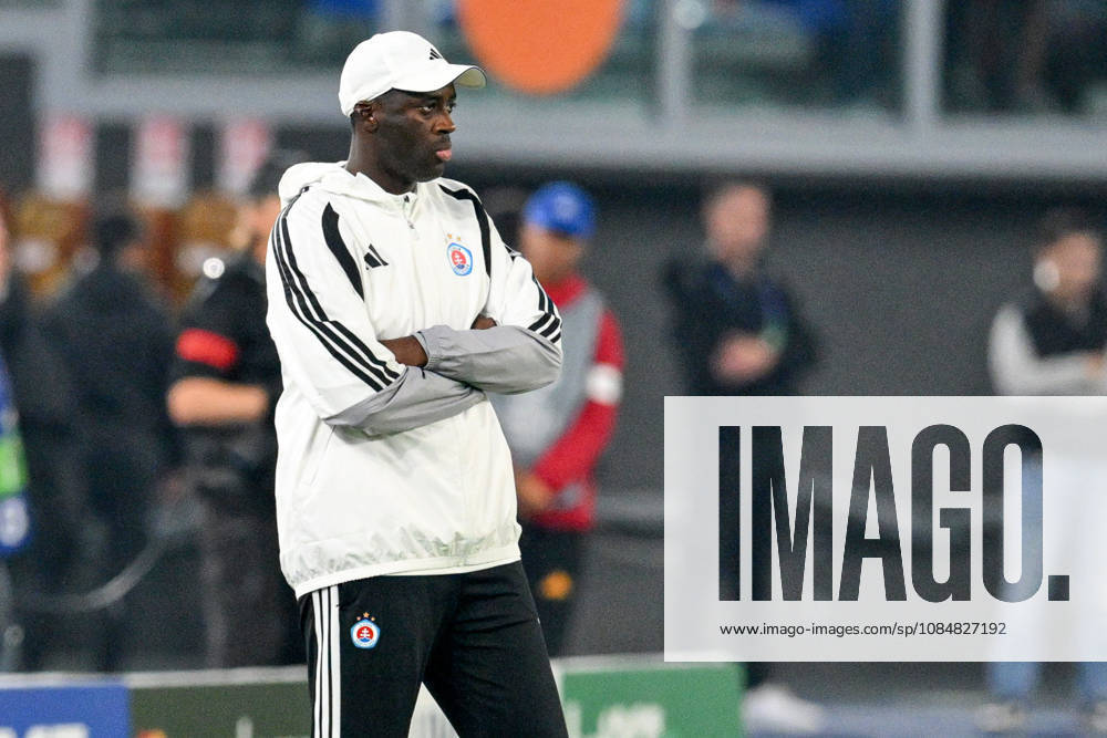 20th October 2026; Stadio Olimpico, Rome, Italy; UEFA Champions League Football, Roma versus Slovan Bratislava; Yaya Toure head coach of Slovan Bratislava AllShotLive