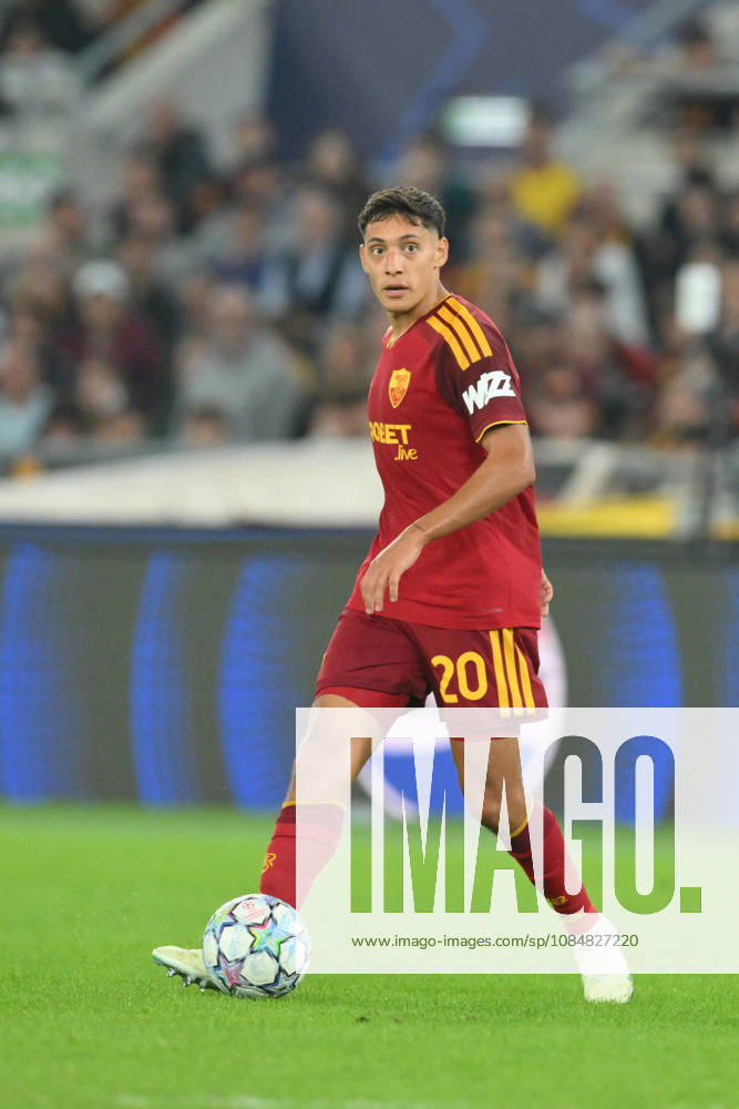 20th October 2026; Stadio Olimpico, Rome, Italy; UEFA Champions League Football, Roma versus Slovan Bratislava; Nahuel Molina of Roma seen in action AllShotLive