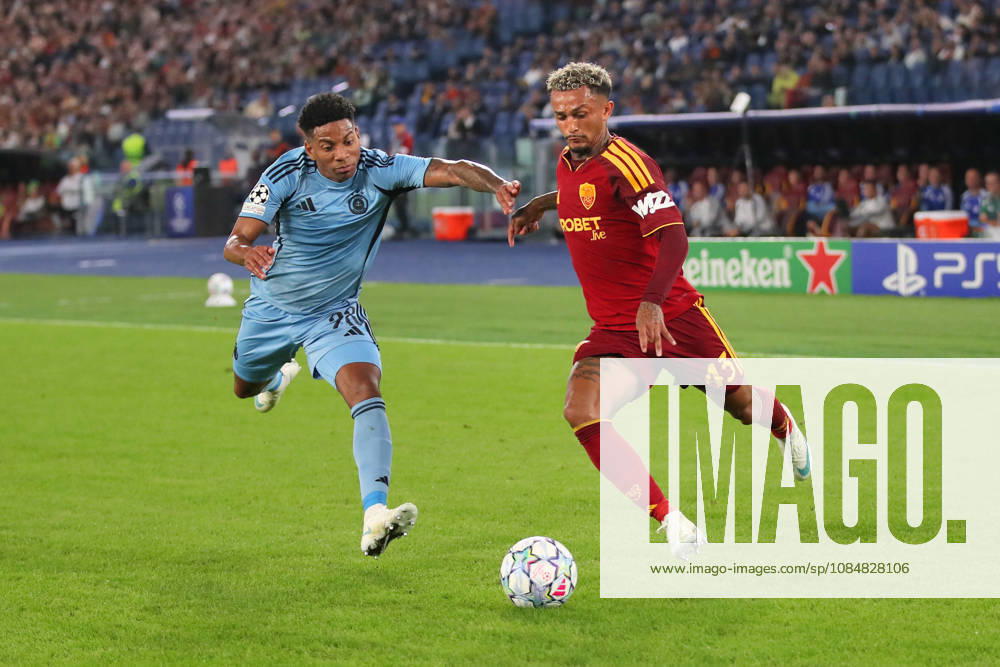 IPA89967729 - October 20, 2026, Champions League: Roma vs. Slovan Bratislava. Pictured: Wesley& xD; (Photo by Gino Mancini)