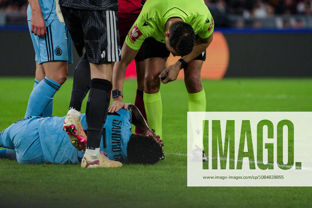 IPA89968554 - Sandro Cruz of Slovan Bratislava during the AS Roma vs. Slovan Bratislava UEFA Champions League soccer match in Rome, Italy, on October 20, 2026