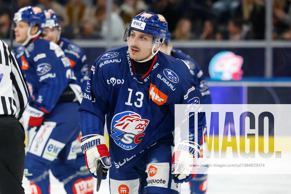 Swiss Life Arena, Zurich, SWITZERLAND, 2026–2027 Season, Men s Ice Hockey National League, ZSC Lions vs. HC Davos, Goal Celebration, Justin Sigrist, ZSC Lions