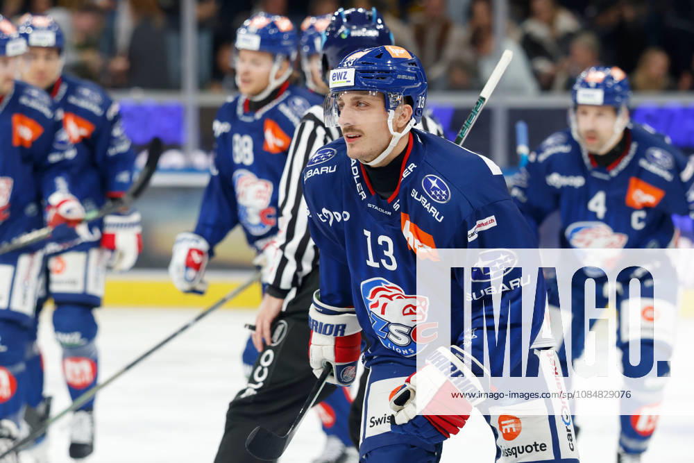 Swiss Life Arena, Zurich, SWITZERLAND, 2026–2027 Season, Men s Ice Hockey National League, ZSC Lions vs. HC Davos, Goal Celebration, Justin Sigrist, ZSC Lions