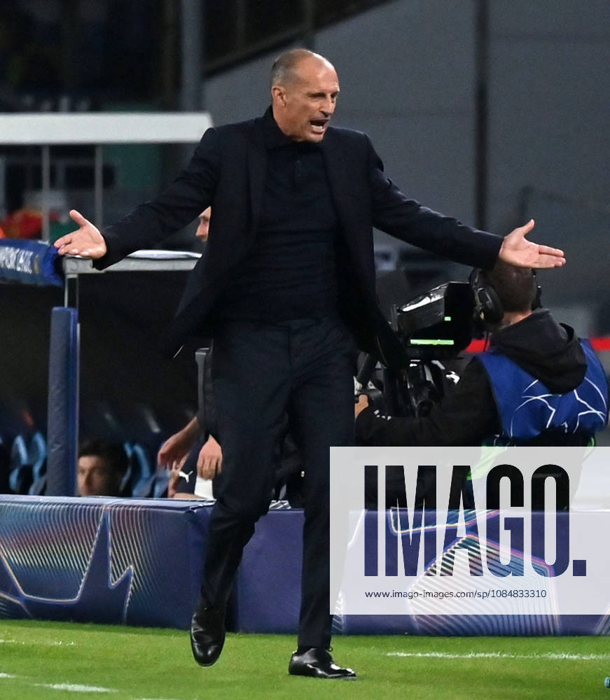 (261021) -- NAPLES, Oct. 21, 2026 -- Napoli s head coach Massimiliano Allegri reacts during the UEFA Champions League football match between Napoli and Bodo Glimt in Naples, Italy, Oct. 20, 2026. (Photo by Xinhua) (SP)ITALY-NAPLES-FOOTBALL-UEFA CHAMPIONS LEAGUE-NAPOLI VS BODO GLIMT AugustoxCasasoli