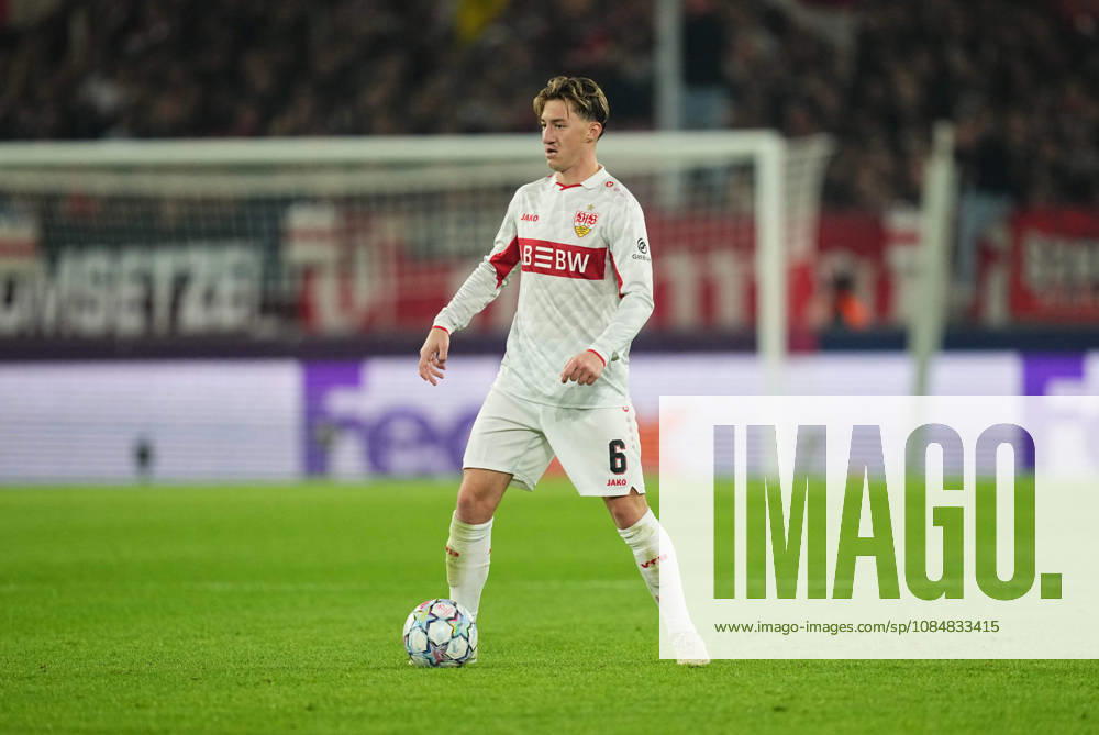 Angelo Stiller of VfB Stuttgart during the match between VfB Stuttgart and Atlético Madrid in the group stage of the UEFA Champions League at MHPArena in Stuttgart, Germany, on October 20, 2026. DeFodi Images