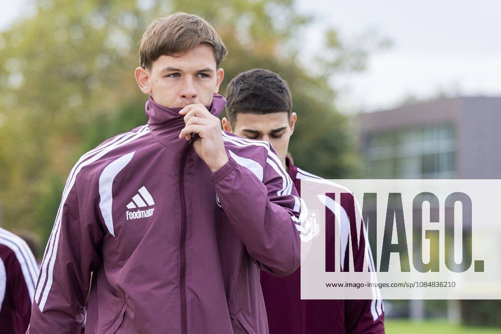 RSC Anderlecht open training 21 10 NEERPEDE, BELGIUM - OCTOBER 21 : Players of RSC Anderlecht during an open training pictured on October 21, 2026 in Neerpede, Belgium, 21 10 2026 Neerpede Belgium