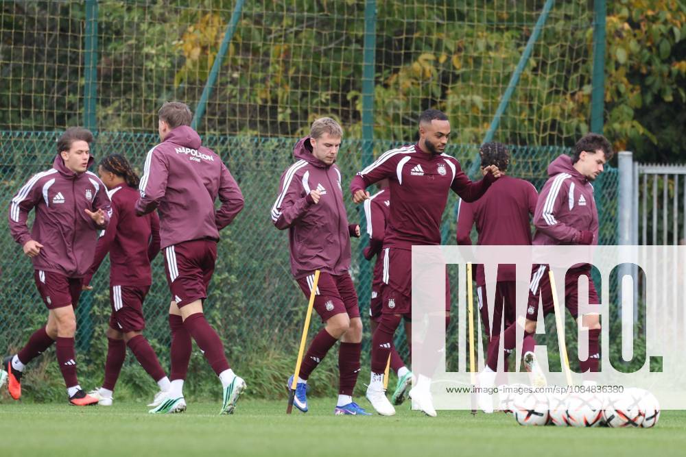 RSC Anderlecht open training 21 10 NEERPEDE, BELGIUM - OCTOBER 21 : Players of RSC Anderlecht during an open training pictured on October 21, 2026 in Neerpede, Belgium, 21 10 2026 Neerpede Belgium