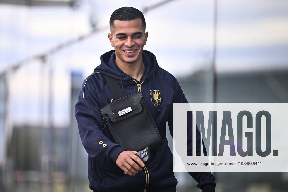 FC Midtjylland v Sint-Truidense VV - UEFA Conference League Media Activities 21 10 2026 LIEGE, BELGIUM - OCTOBER 21 : Sebaoui Ilias forward of Sint-Truidense VV pictured at the Liege airport before departure for the UEFA Conference League 2026 27 League Phase matchday 2 match between FC Midtjylland and Sint-Truidense VV on October 21, 2026 in Liege, Belgium, 21 10 2026 Liege Belgium