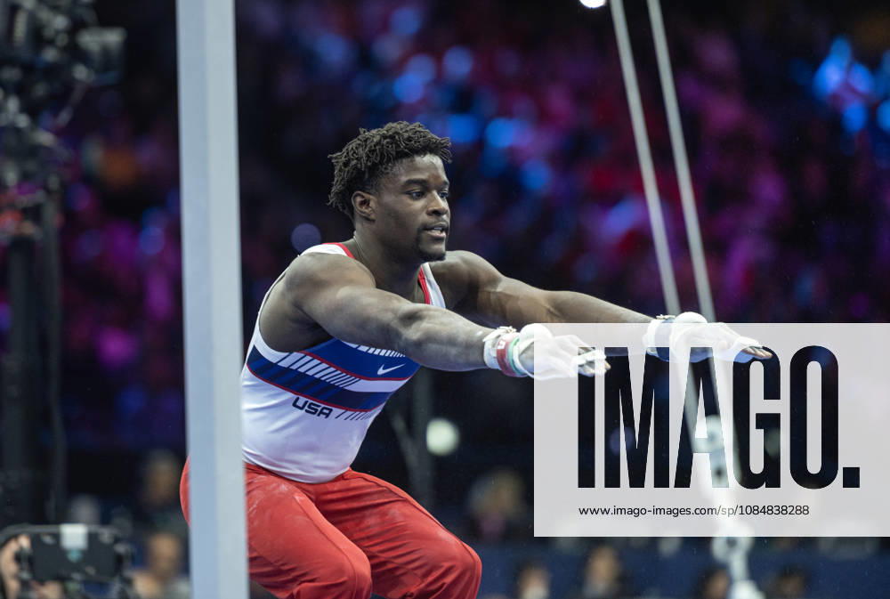 Rotterdam The Netherlands 17th October 2026 World Championships Artistic gymnastics in the Ahoy In Rotterdam Mens team finals. Rings Frederick Richard (USA) turnen