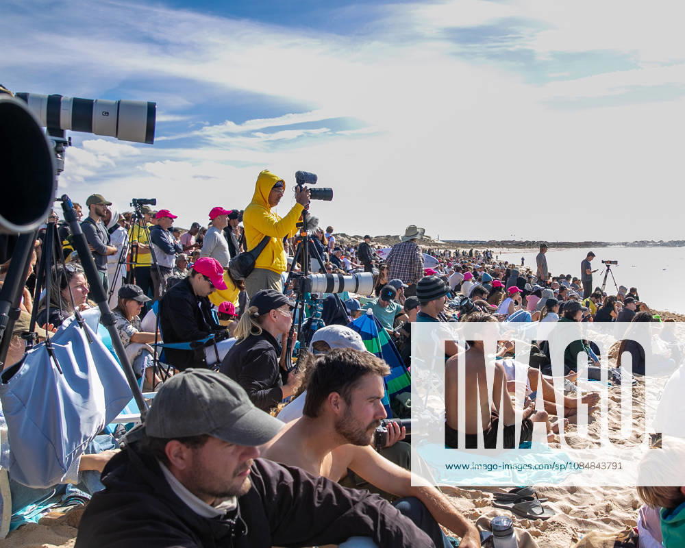 MEO Rip Curl Pro Portugal 2026, World Surf League Championship Tour Spectators gather at Supertubos Beach in Peniche, Portugal, on October 20, 2026, to watch the MEO Rip Curl Pro Portugal 2026, a World Surf League Championship Tour event. Peniche Portugal