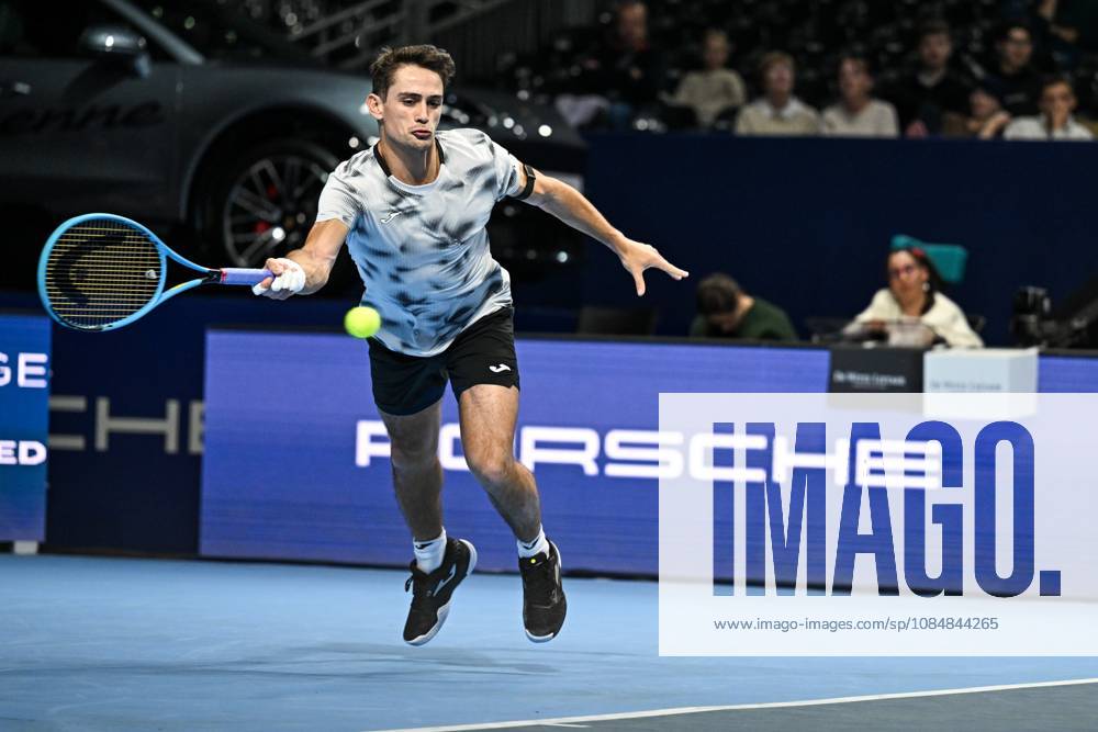 Mariano Navone of Argentina pictured in action during the European Open ATP, Tennis Herren tennis tournament in Brussels, on 21 October. This year s edition of the tournament is taking place from 17 to 25 October DAVIDxPINTENS x190497667x