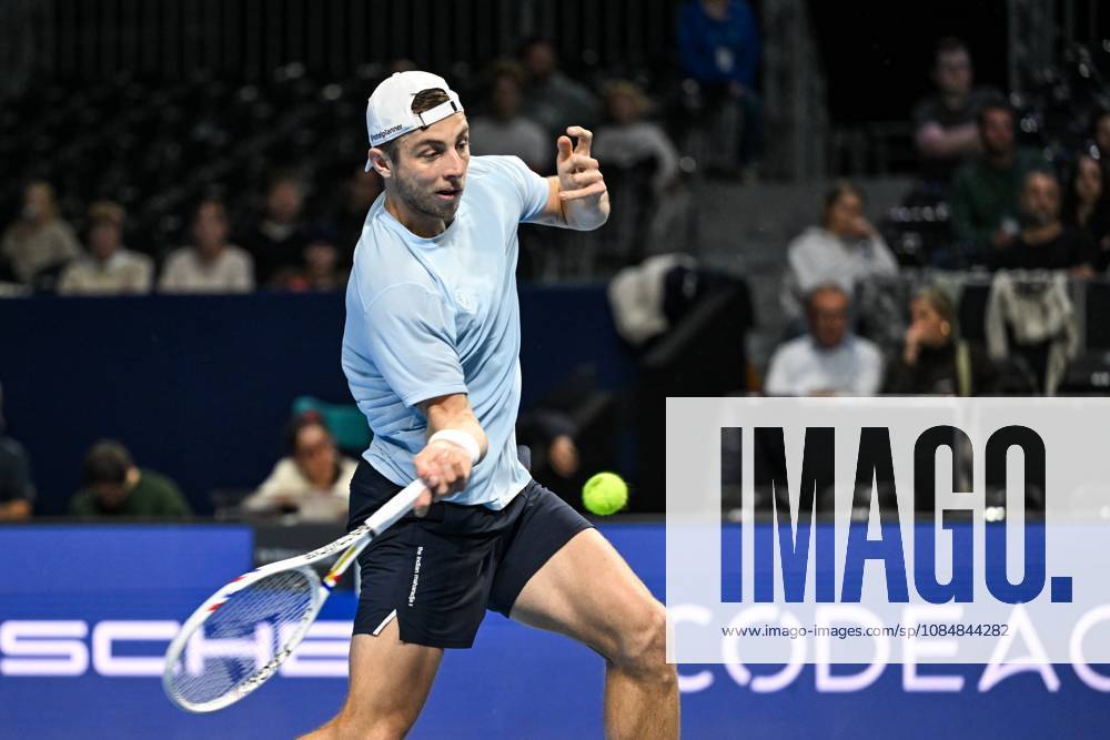 Tallon Griekspoor of the Netherlands pictured in action during the European Open ATP, Tennis Herren tennis tournament in Brussels, on 21 October. This year s edition of the tournament is taking place from 17 to 25 October DAVIDxPINTENS x190497807x