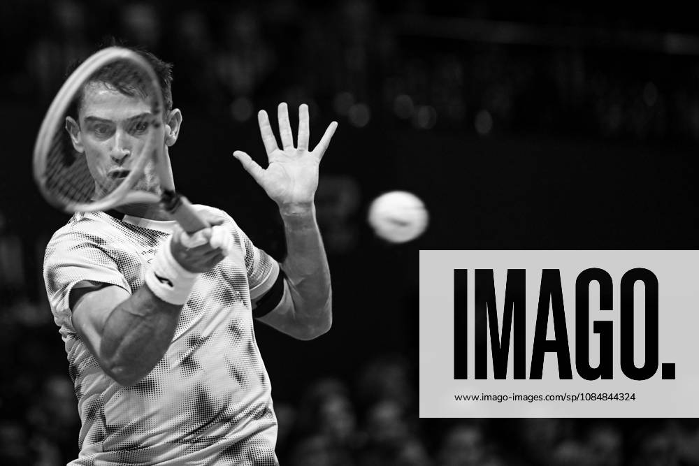 Mariano Navone of Argentina pictured in action during the European Open ATP, Tennis Herren tennis tournament in Brussels, on 21 October. This year s edition of the tournament is taking place from 17 to 25 October DAVIDxPINTENS x190498018x