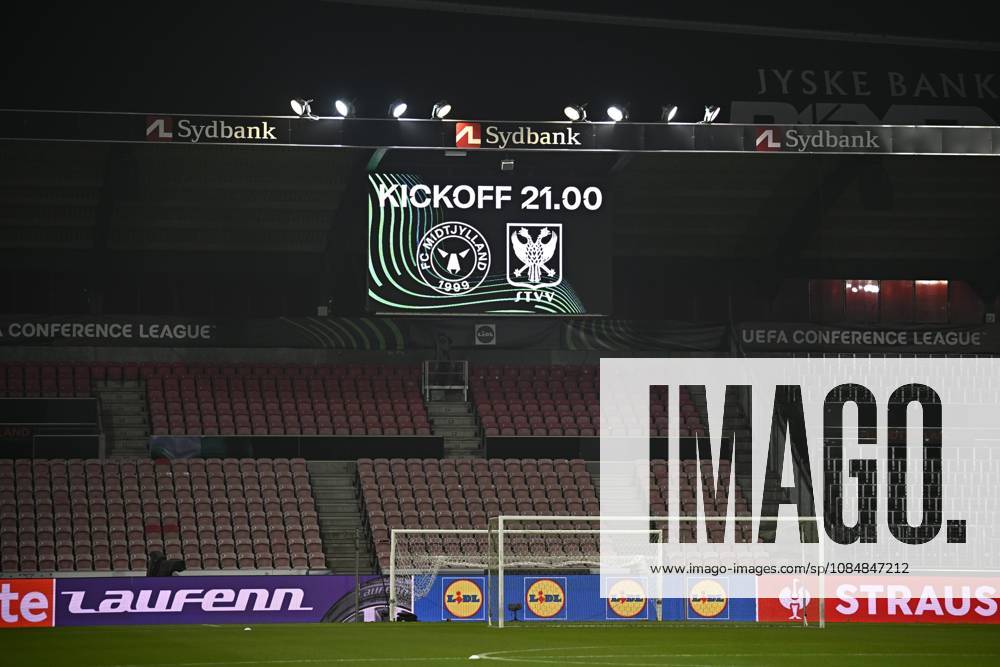 FC Midtjylland v Sint-Truidense VV - UEFA Conference League Media Activities 21 10 2026 HERNING, DENMARK - OCTOBER 21 : illustration picture stadium pictured during a training session ahead of the UEFA Conference League 2026 27 League Phase matchday 2 match between FC Midtjylland and Sint-Truidense VV on October 21, 2026 in Herning, Denmark, 21 10 2026 Herning Denmark