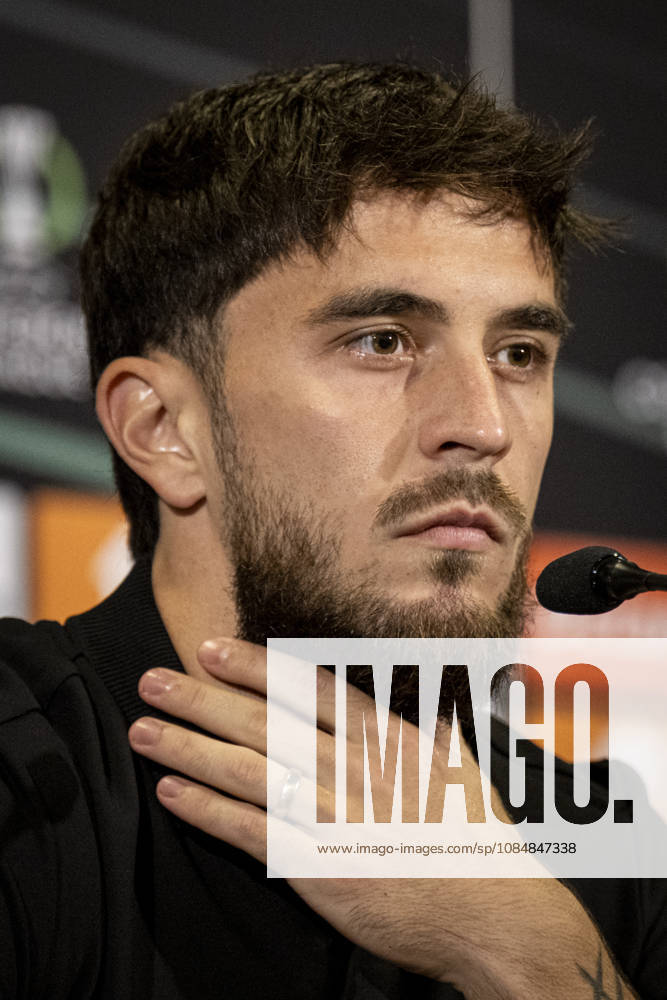 Player Richard Sedlacek of of FK Jablonec speaks during the press conference, PK, Pressekonferenz prior to the Football Conference League 2nd round match FK Jablonec vs Brighton in Jablonec nad Nisou, Czech Republic, October 21, 2026. (CTKxPhoto RadekxPetrasek) CTKPhotoP2026102107236 CTKPhotoP2026102107236