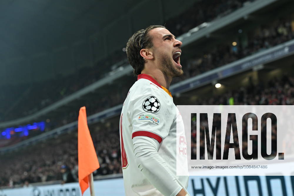 Lille LOSC v Galatasaray - UEFA Champions League LILLE, FRANCE - OCTOBER 21: Yunus Akgun of Galatasaray celebrates after scoring a goal during the UEFA Champions League first round day 3 football match between Lille LOSC and Galatasaray at the Pierre Mauroy Stadium in Villeneuve-d Ascq, northern France on October 21, 2026 Mustafa Yalcin Anadolu Lille France. Editorial use only. Please get in touch for any other usage.