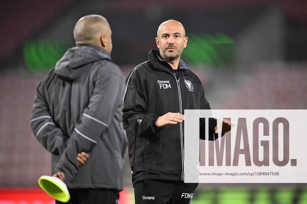 FC Midtjylland v Sint-Truidense VV - UEFA Conference League Media Activities 21 10 2026 HERNING, DENMARK - OCTOBER 21 : De Meyer Frederic head coach of Sint-Truidense VV pictured during a training session ahead of the UEFA Conference League 2026 27 League Phase matchday 2 match between FC Midtjylland and Sint-Truidense VV on October 21, 2026 in Herning, Denmark, 21 10 2026 Herning Denmark