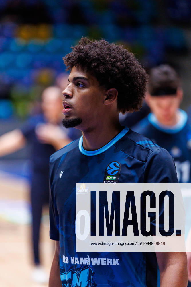 Jamie Edoka (Frankfurt Skyliners, 0) during the BKT EuroCup match on gameday 4 between Frankfurt Skyliners vs. La Laguna Tenerife at Suwag Energie Arena on October 21, 2026 in Frankfurt, Germany Hessen Deutschland