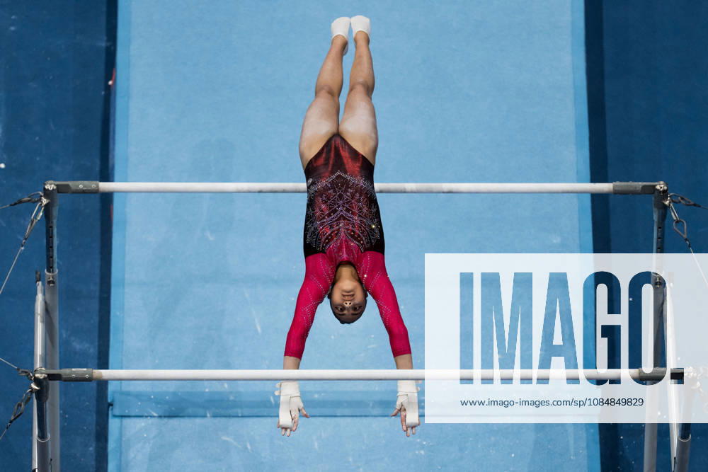 2026 Artistic Gymnastics World Championships, Day 5, Women’s Team Final, October 21, 2026: Liudmila Roshchina of Russia competes on the uneven bars during the women’s team final on day five of the 2026 Artistic Gymnastics World Championships on October 21, 2026 in Rotterdam. Photo by Joel Marklund, BILDBYRÅN, code JM JM0863 bbeng artistic gymnastics artistic gymnastics gymnastics world championships world championships artistic gymnastics world championships final team final women’s team final