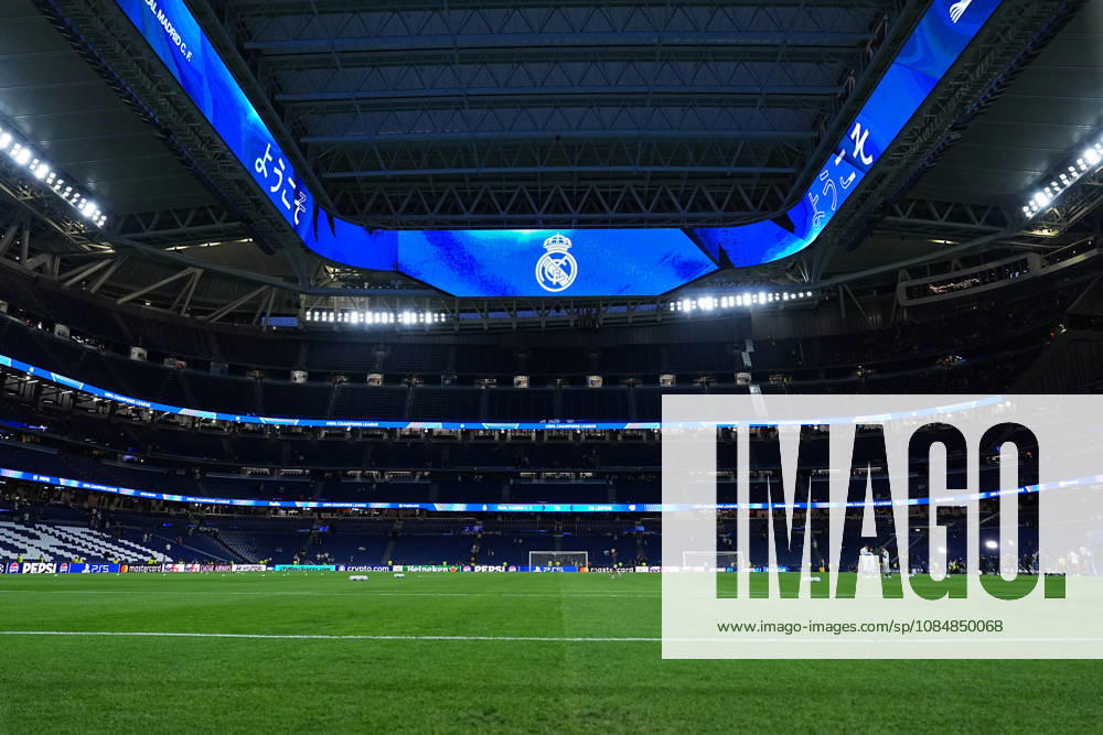 Men s, Soccer, UEFA Champions League, Real Madrid vs. RB Leipzig, 2026–2027 Season, Estadio Santiago Bernabéu: Overview of the stadium. Regulations prohibit any use of photographs as image sequences and or quasi-video.