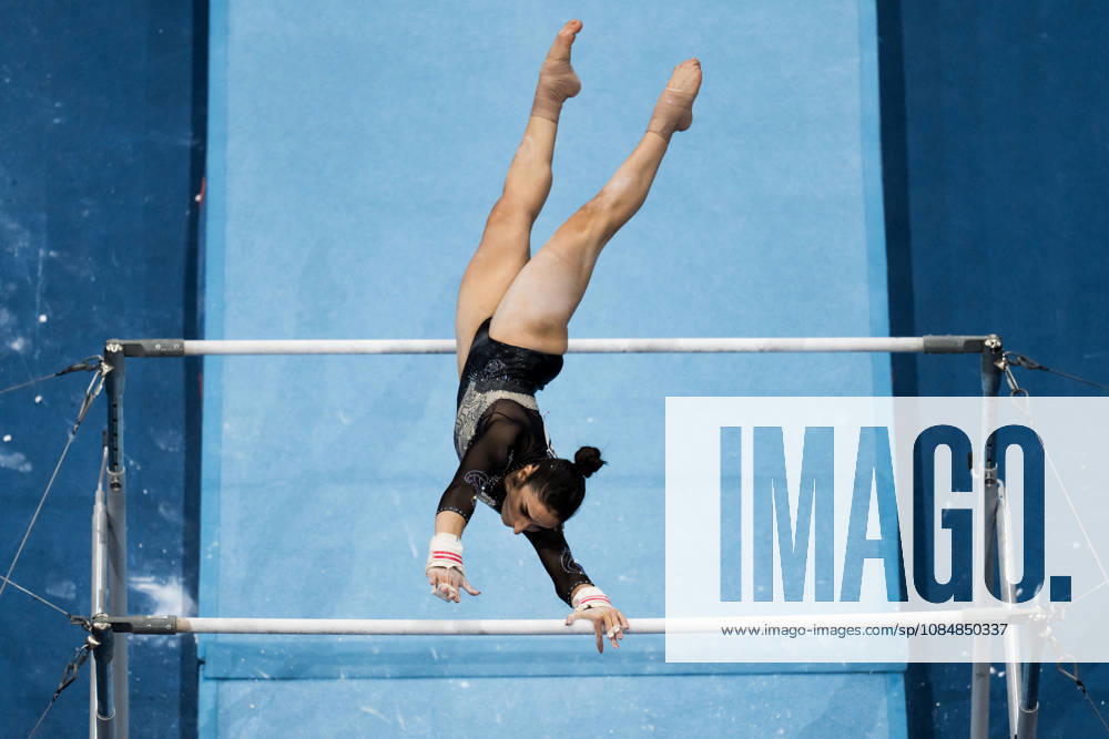 2026 Artistic Gymnastics World Championships, Day 5, Women’s Team Final, October 21, 2026: Elisa Iorio of Italy competes on the uneven bars during the women’s team final on day five of the 2026 Artistic Gymnastics World Championships on October 21, 2026 in Rotterdam. Photo by Joel Marklund, BILDBYRÅN, code JM JM0863 bbeng artistic gymnastics artistic gymnastics gymnastics world championships world championships artistic gymnastics world championships final team final women’s team final
