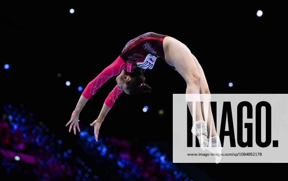 Netherlands Artistic Gymnastics World Championships 9270098 21.10.2026 Liudmila Roshchina of Team World Gymnastics Neutral Athletes 2 competes on the balance beam during the women s team final at the 2026 World Artistic Gymnastics Championships in Rotterdam, the Netherlands. Alexey Filippov Sputnik Rotterdam Netherlands