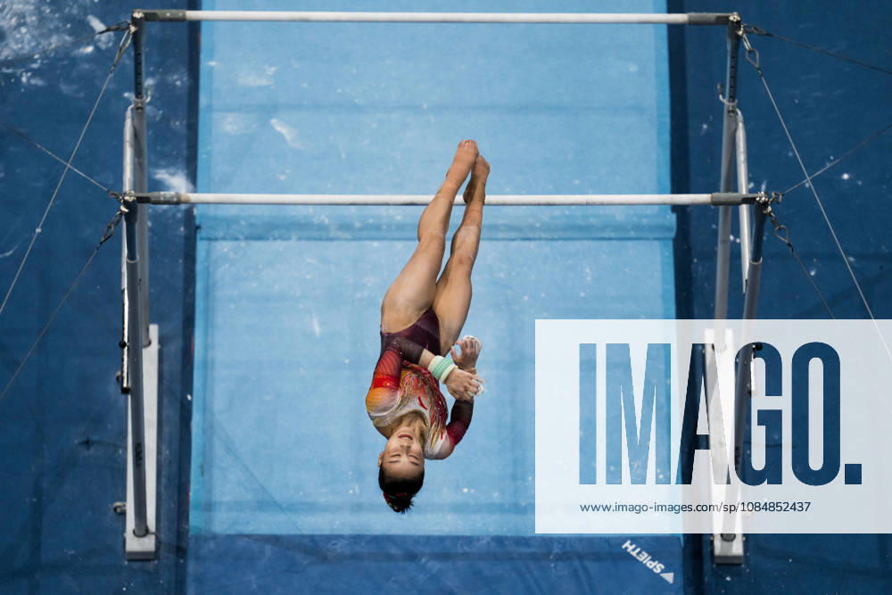 2026 Artistic Gymnastics World Championships, Day 5, Women’s Team Final, October 21, 2026: Siyu Du of China competes on the uneven bars during the women’s team final on day five of the 2026 Artistic Gymnastics World Championships on October 21, 2026 in Rotterdam. Photo by Joel Marklund, BILDBYRÅN. Code: JM JM0863 bbeng artistic gymnastics artistic gymnastics gymnastics world championships world championships artistic gymnastics world championships final team final women’s team final