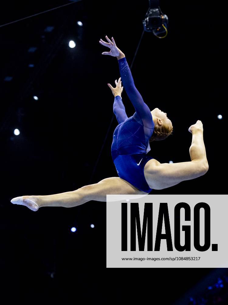 ROTTERDAM - Dulcy Taylor (USA) during the team final at the World Gymnastics Championships in Rotterdam Ahoy. IRIS VAN DEN BROEK ANP ANPxSportx IVx 573186085 originalFilename: 573186085