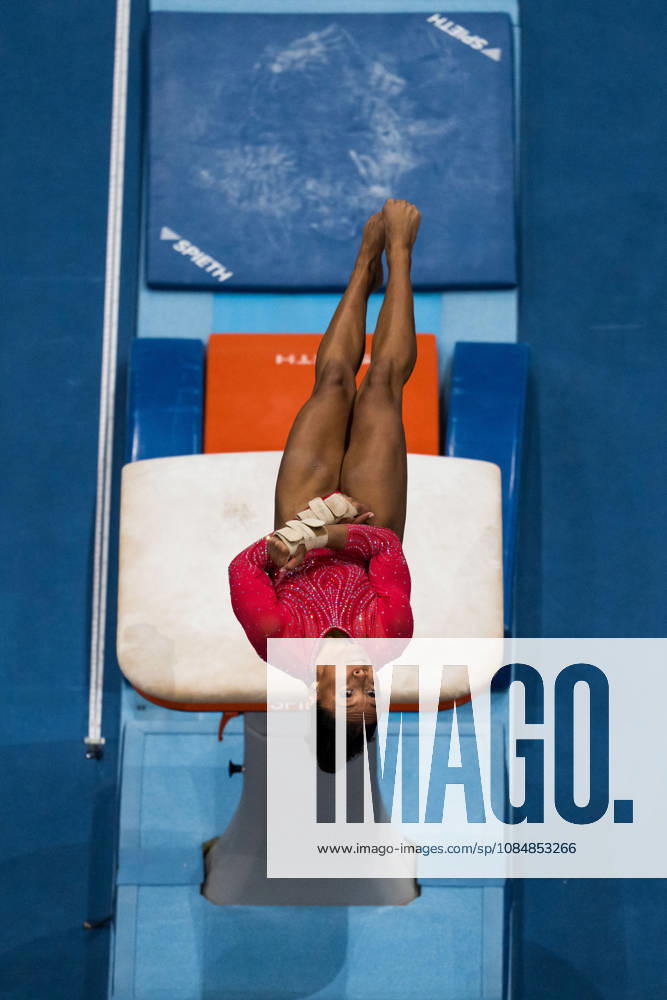 2026 Artistic Gymnastics World Championships, Day 5, Women’s Team Final, October 21, 2026: Celia Serber of France competes in the vault during the women’s team final on day five of the 2026 Artistic Gymnastics World Championships on October 21, 2026 in Rotterdam. Photo by Joel Marklund, BILDBYRÅN. Code: JM JM0863 bbeng artistic gymnastics gymnastics world championships team final women s team final France