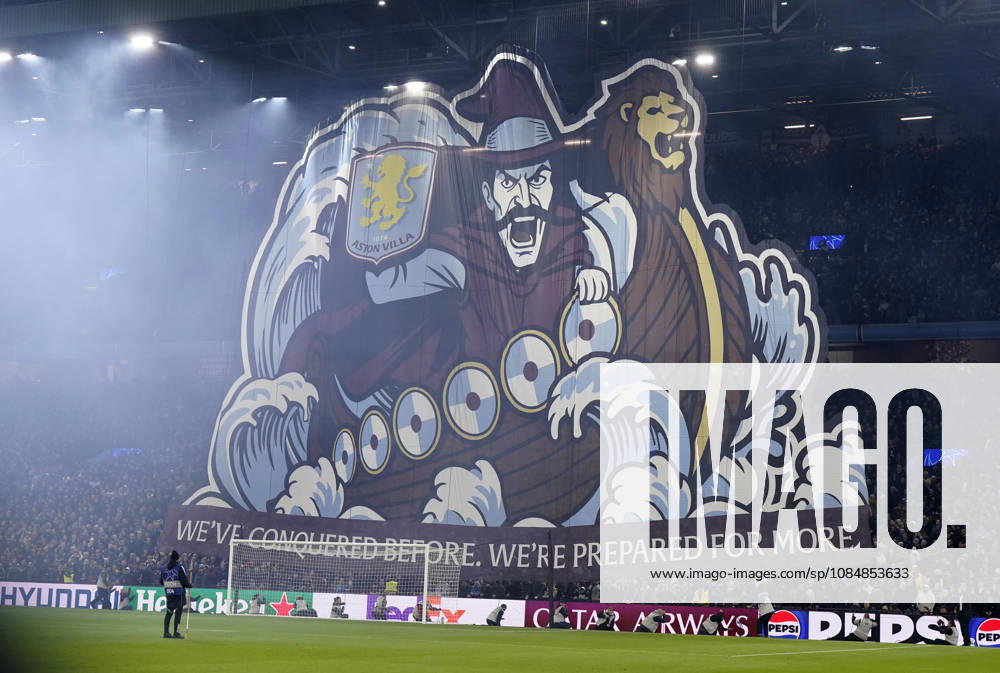 Birmingham, England, 21st October 2026. Pre match display before the Aston Villa vs Viking FK UEFA Champions League match at Villa Park, Birmingham. Picture credit should read: Andrew Yates Sportimage . SPI_007_AY_Villa_Viking SPI-5091-0007